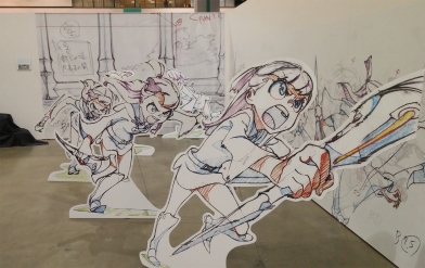 Little Witch Academia cutout stands!